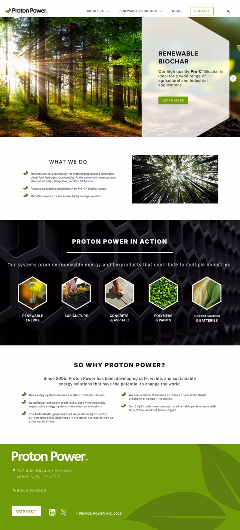 Proton-Power Homepage 1440px