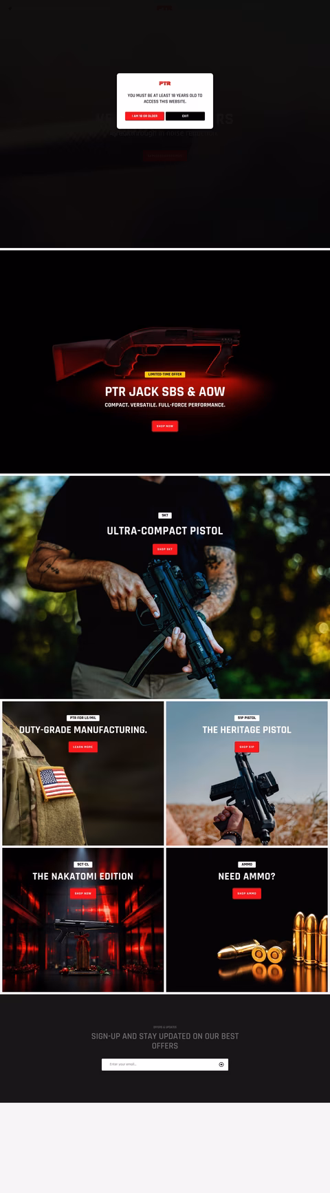 Ptr-Industries Homepage 1440px