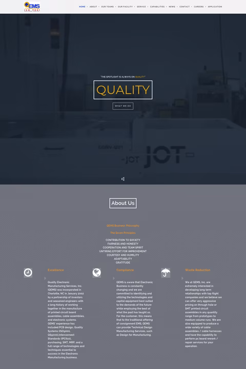 Qems-Inc Homepage 1440px