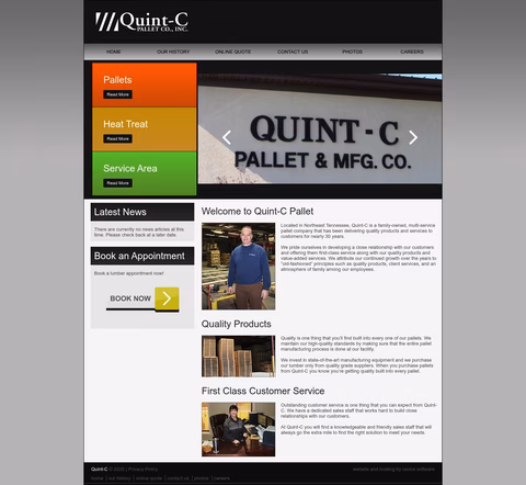 Quint-C-Pallet Homepage 1440px