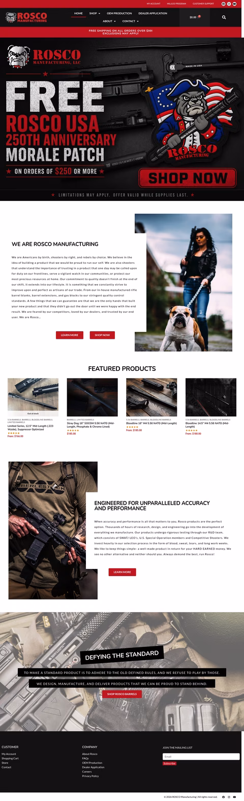 Rosco-Manufacturing Homepage 1440px