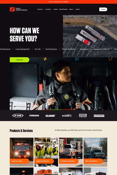 Safe-Industries Homepage 1440px