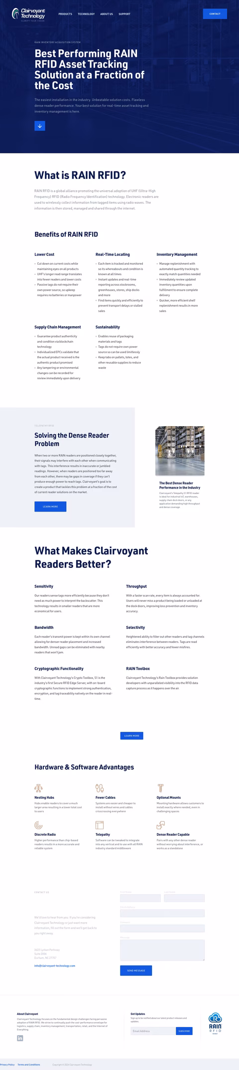 Clairvoyant-Technology Homepage 1440px