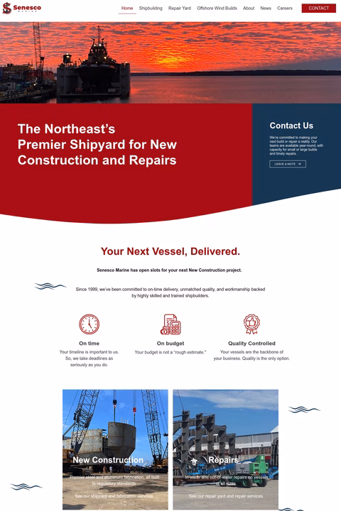 Senesco-Marine Homepage 1440px