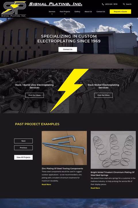 Signal-Plating-Inc Homepage 1440px