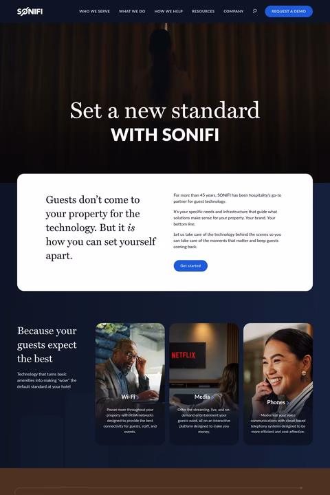 Sonifi-Solutions Homepage 1440px