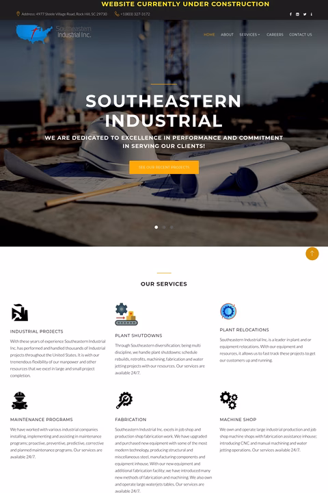 Southeastern-Industrial Homepage 1440px