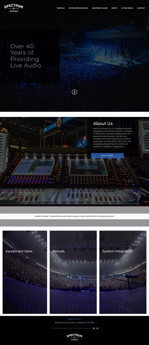 Spectrum-Sound Homepage 1440px