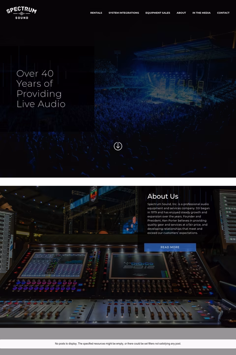 Spectrum-Sound Homepage 1440px