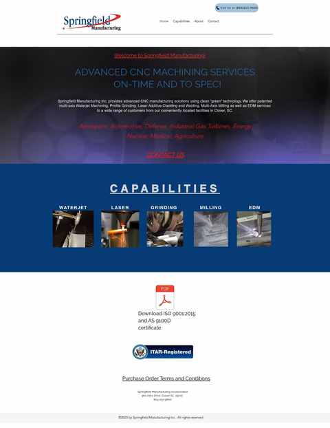 Springfield-Manufacturing Homepage 1440px