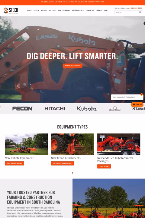 Steen-Enterprises Homepage 1440px
