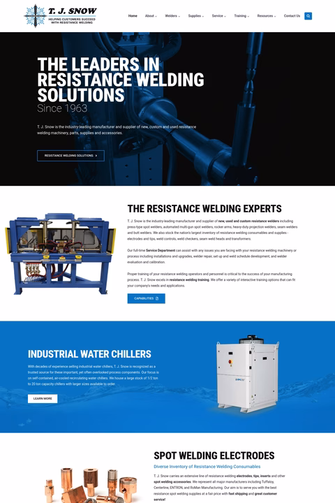 T-J-Snow-Company Homepage 1440px
