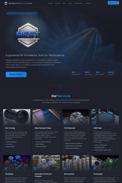 Teknicote Homepage 1440px