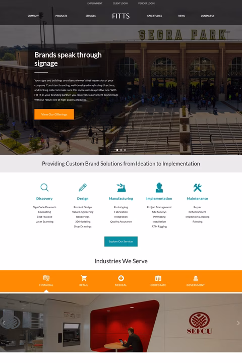 The-Fitts-Company Homepage 1440px
