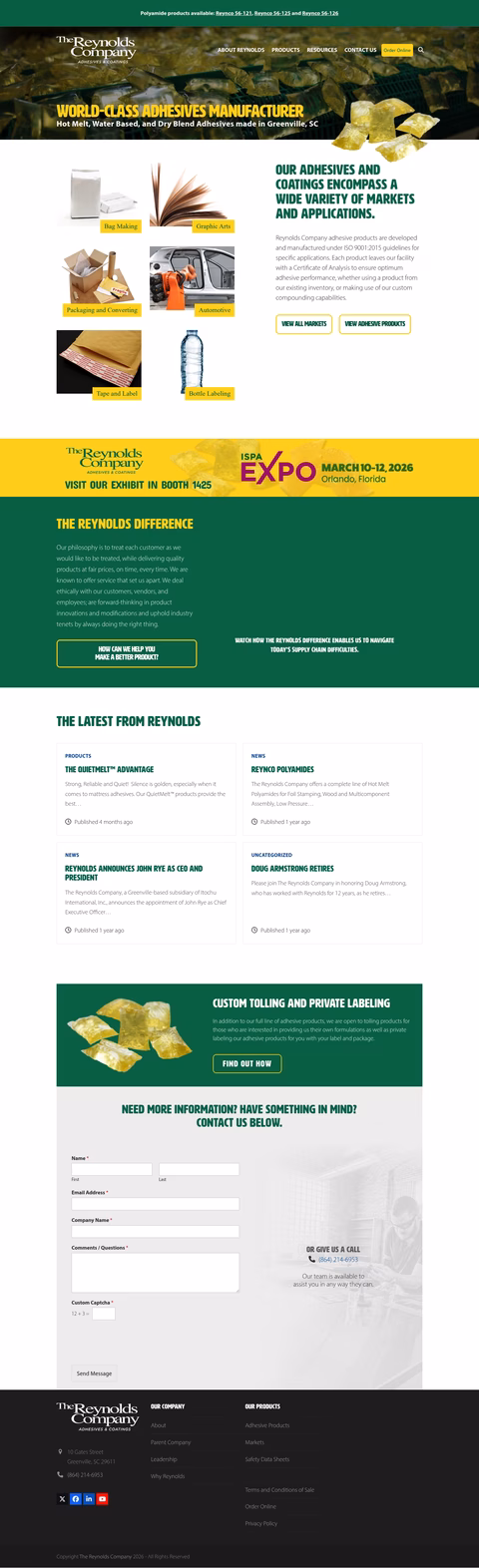 The-Reynolds-Company Homepage 1440px