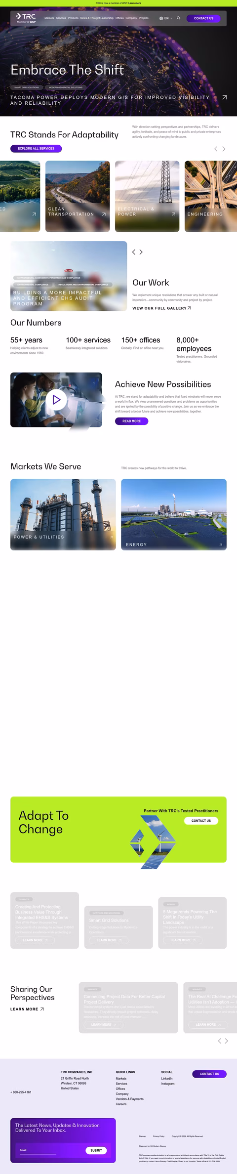 Trc-Companies Homepage 1440px