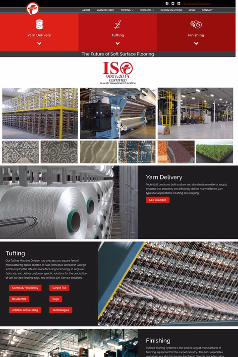 Tuftco-Corporation Homepage 1440px