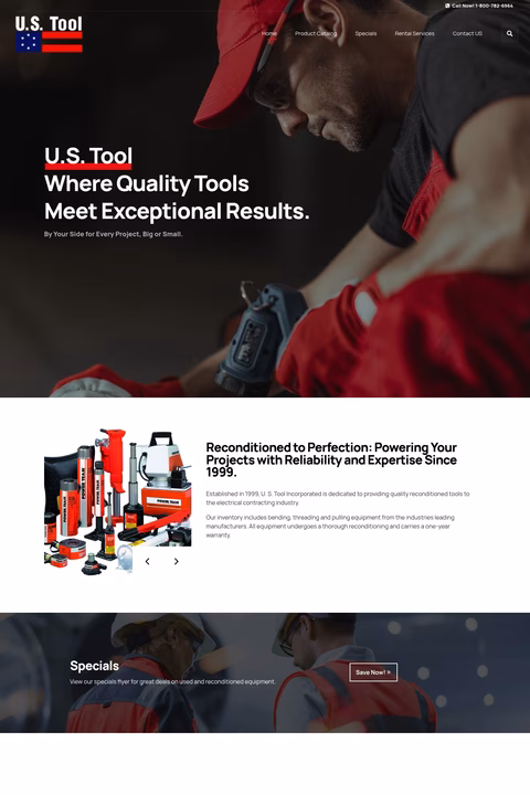 U-S-Tool Homepage 1440px