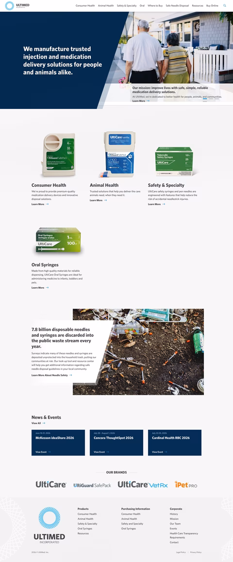 Ultimed-Inc Homepage 1440px