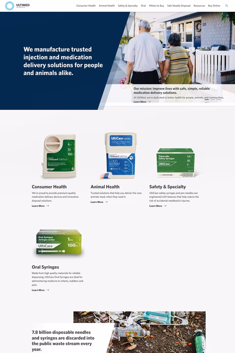 Ultimed-Inc Homepage 1440px