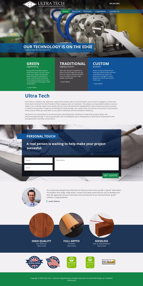 Ultra-Tech-Advanced-Edge-Banding Homepage 1440px