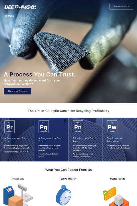United-Catalyst-Corporation Homepage 1440px