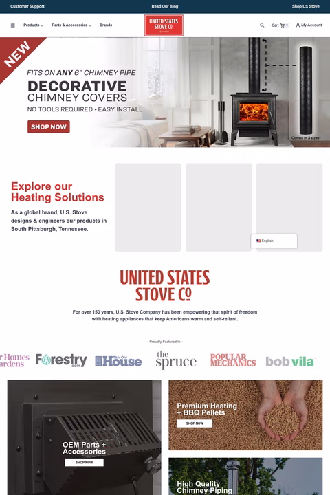 United-States-Stove-Company Homepage 1440px