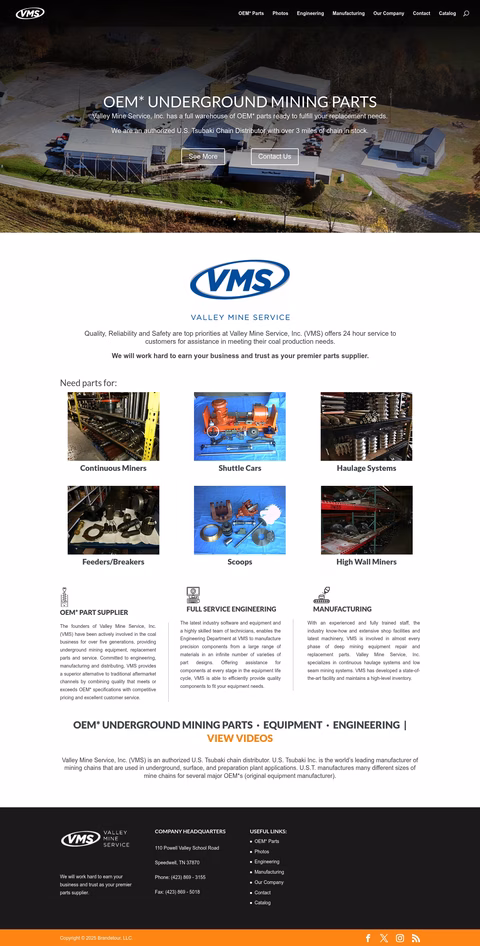 Valley-Mine-Service Homepage 1440px