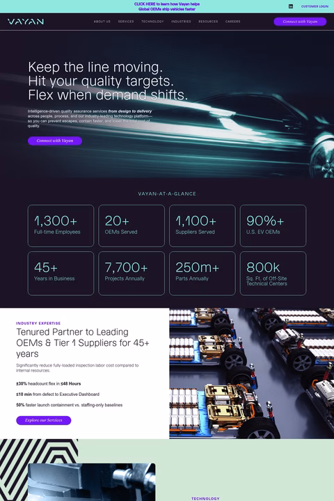 Vayan-Group Homepage 1440px