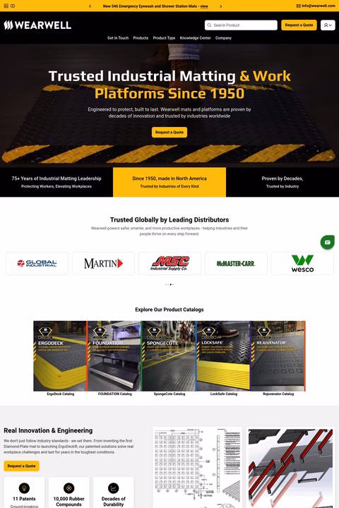 Wearwell Homepage 1440px