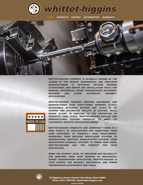 Whittet-Higgins-Company Homepage 1440px