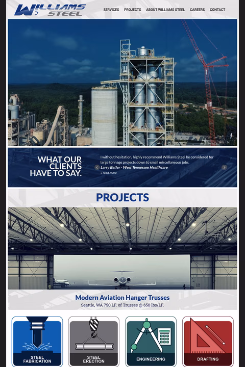 Williams-Steel-Company Homepage 1440px