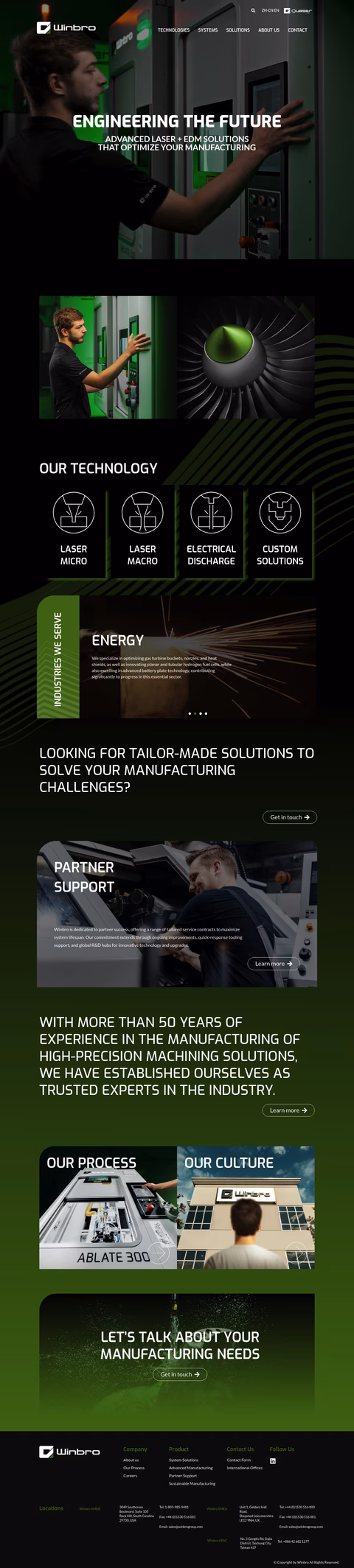 Winbro Homepage 1440px