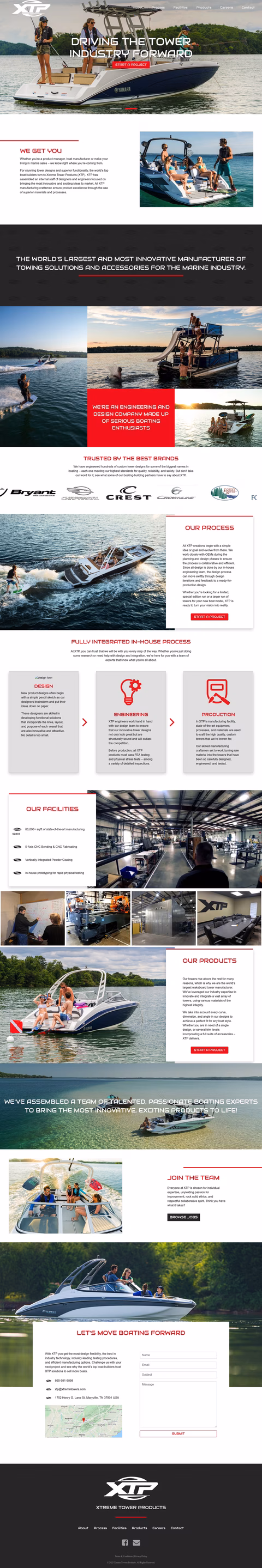 Xtreme-Tower-Products Homepage 1440px