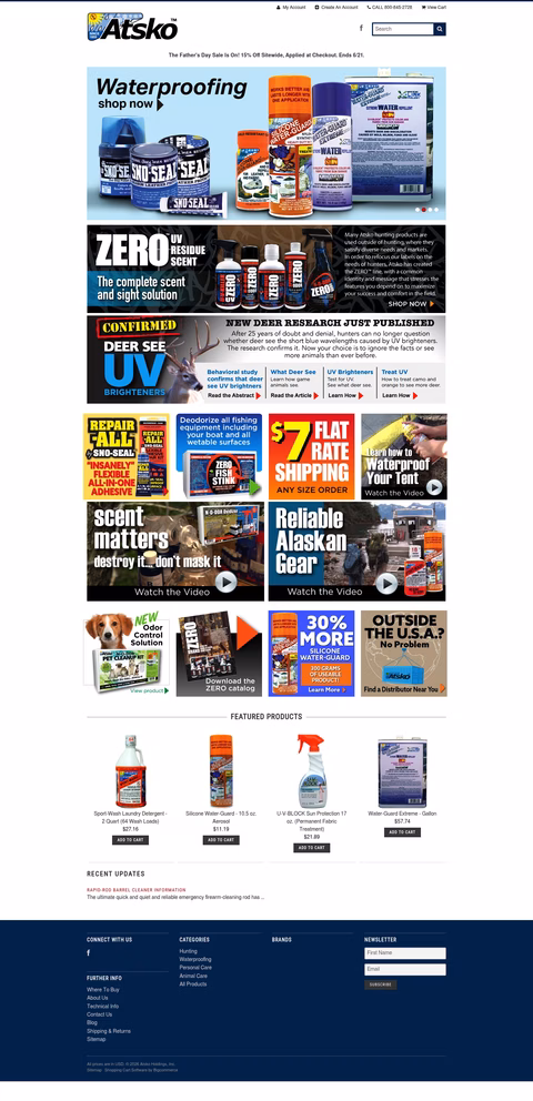 Atsko Homepage 1440px