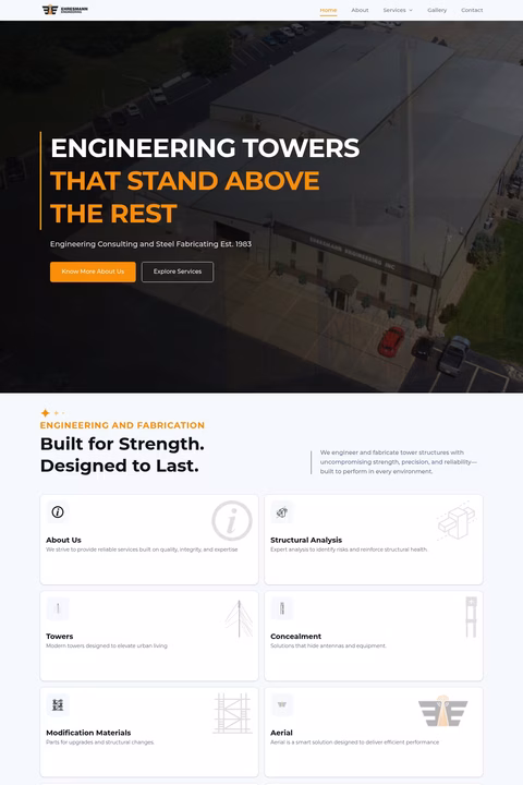 Ehresmann-Engineering Homepage 1440px