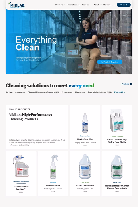 Midlab Homepage 1440px