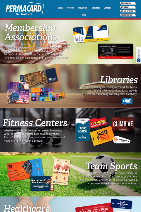 Permacard Homepage 1440px