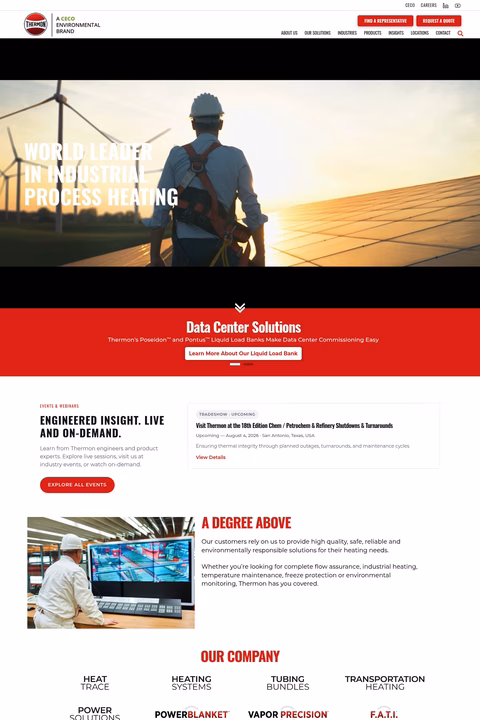 Thermon Homepage 1440px