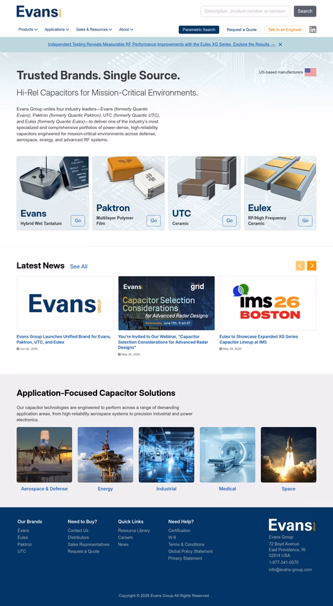 Evans-Group Homepage 1440px