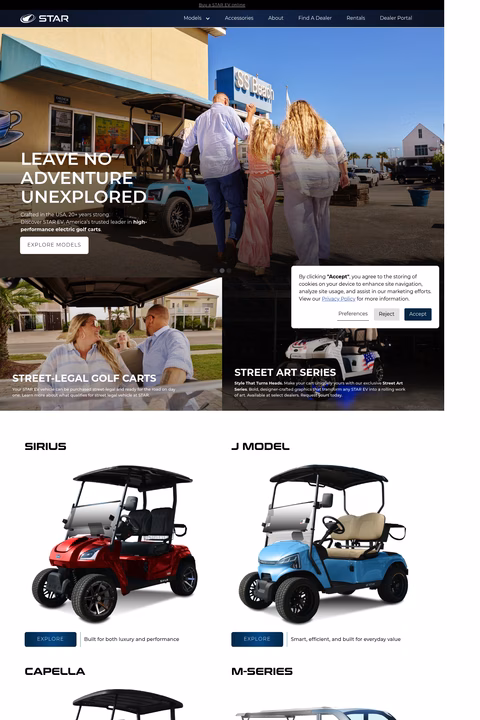 Star-Ev Homepage 1440px