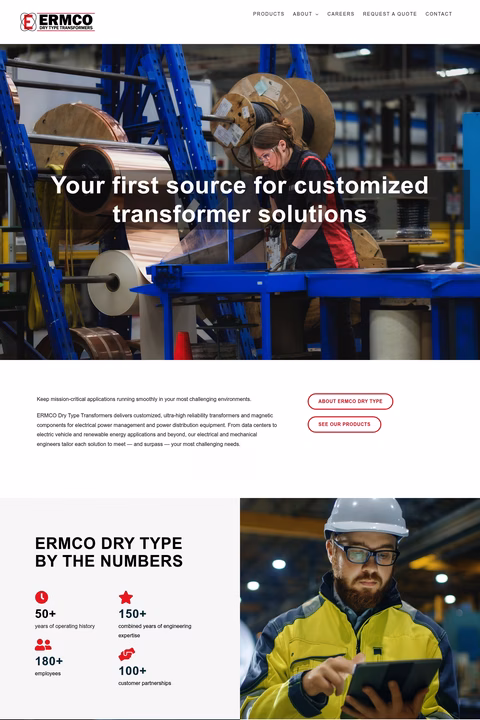 Ermco-Dry-Type-Transformers Homepage 1440px