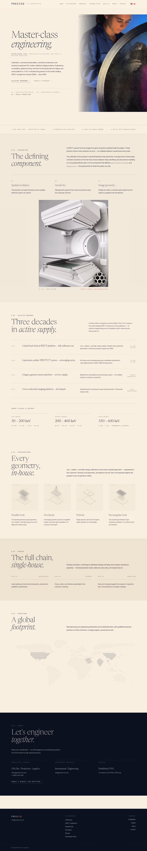 Precise-Hy Homepage 1440px