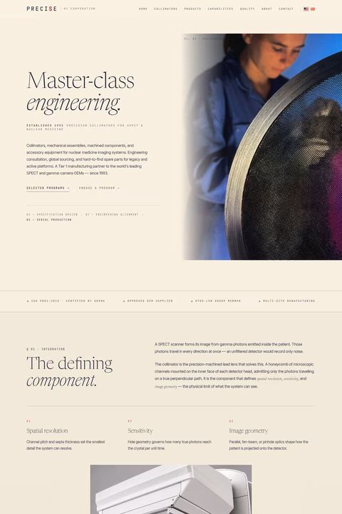 Precise-Hy Homepage 1440px