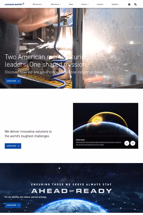 Lockheed-Martin Homepage 1440px
