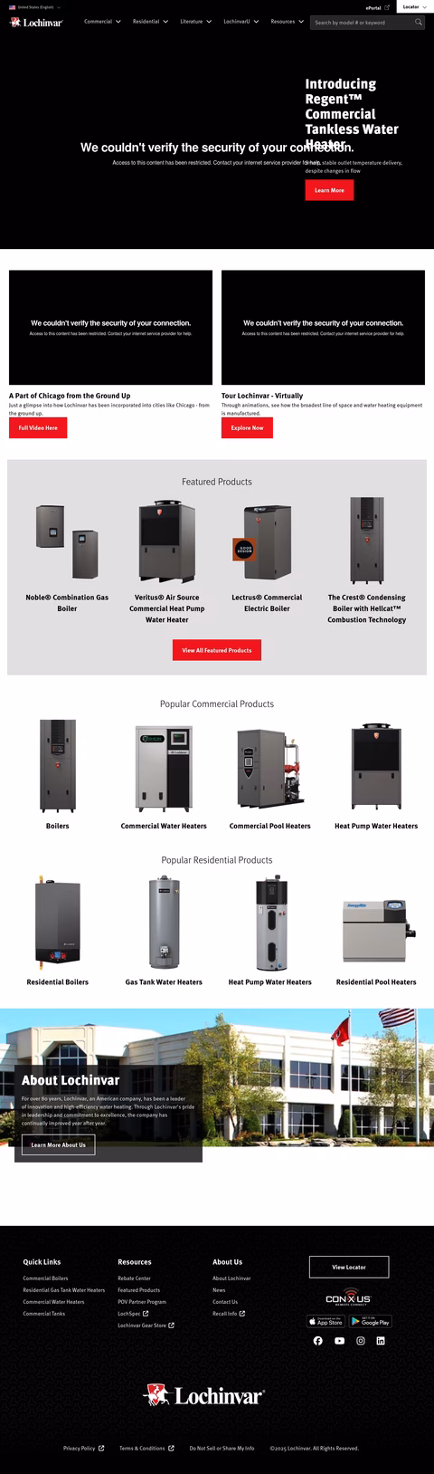 Lochinvar Homepage 1440px