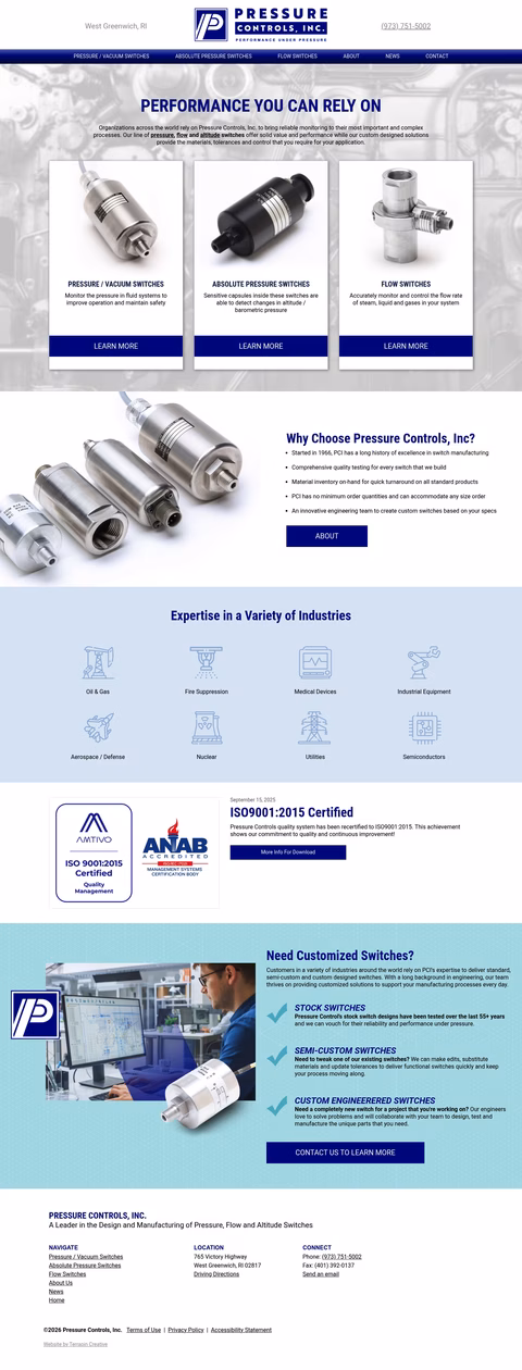 Pressure-Controls-Inc Homepage 1440px