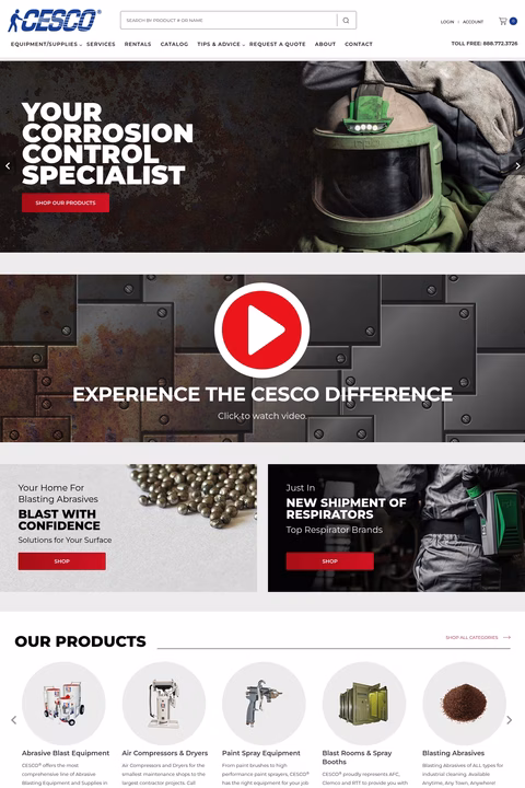 Cesco Homepage 1440px