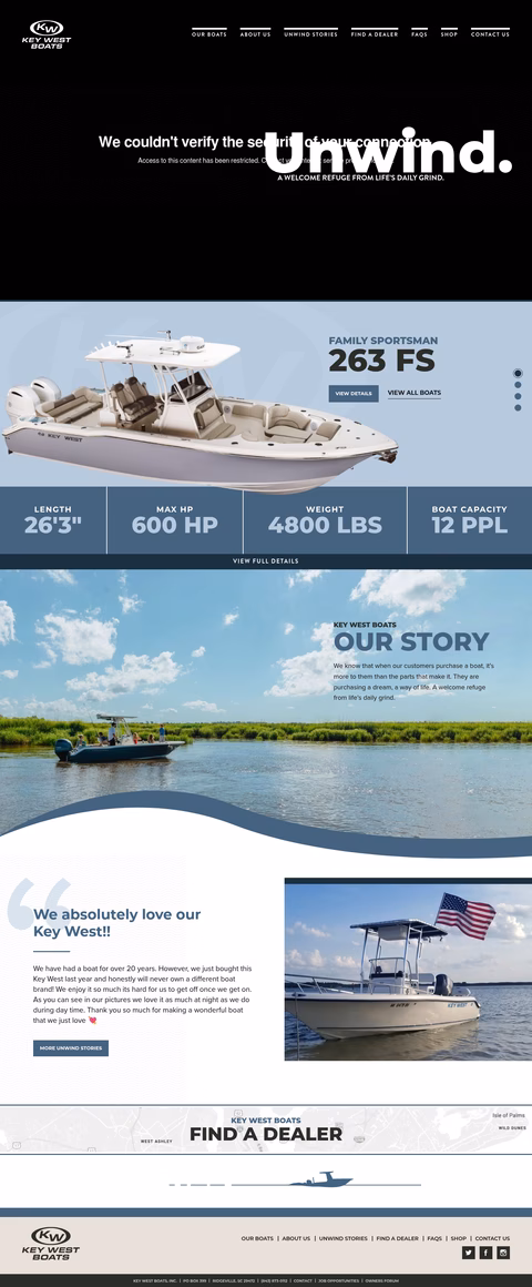 Key-West-Boats Homepage 1440px