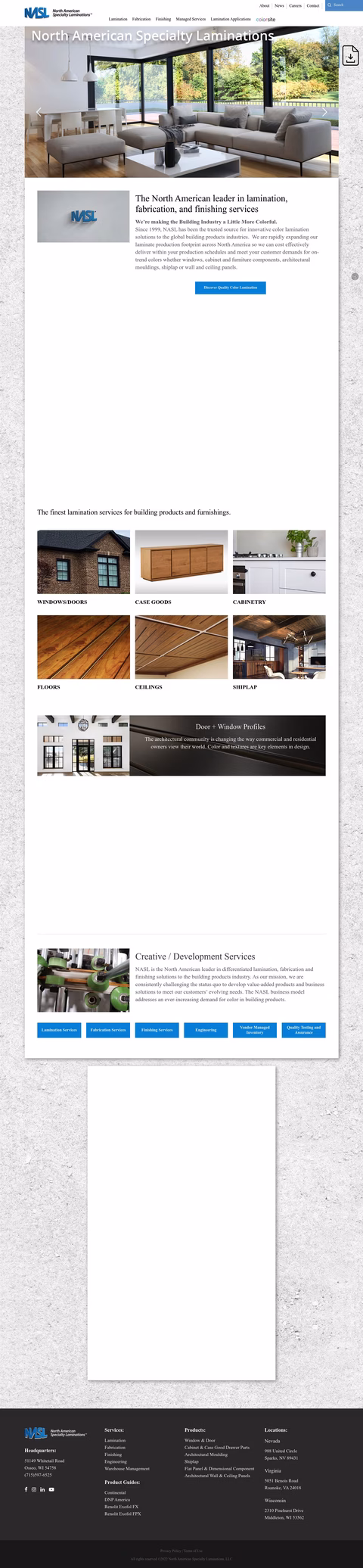 North-American-Specialty-Laminations Homepage 1440px